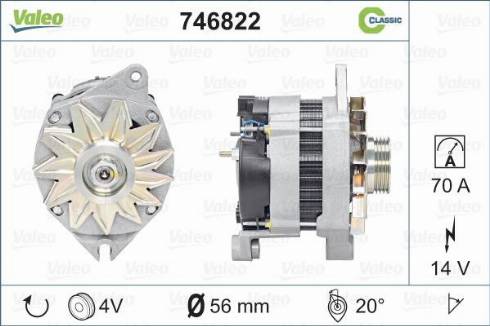 Valeo 746822 - Alternateur cwaw.fr