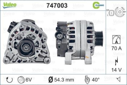 Valeo 747003 - Alternateur cwaw.fr