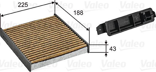 Valeo 701030 - Filtre, air de l'habitacle cwaw.fr