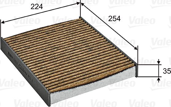 Valeo 701029 - Filtre, air de l'habitacle cwaw.fr