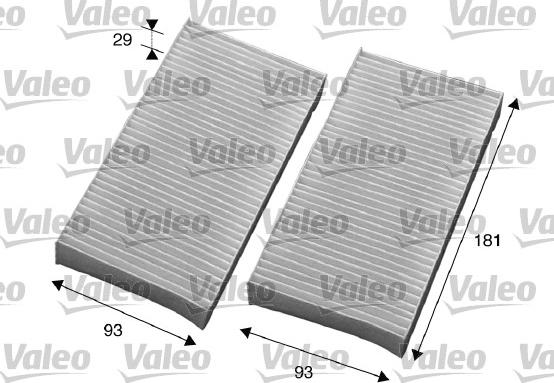 Valeo 715594 - Filtre, air de l'habitacle cwaw.fr