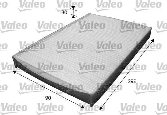 Valeo 715595 - Filtre, air de l'habitacle cwaw.fr