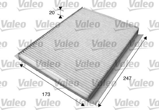 Valeo 715596 - Filtre, air de l'habitacle cwaw.fr