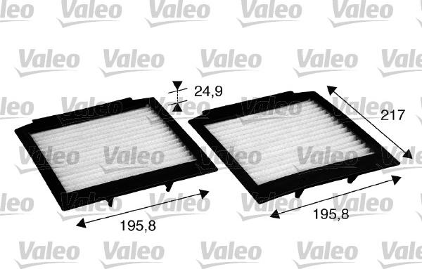 Valeo 715598 - Filtre, air de l'habitacle cwaw.fr