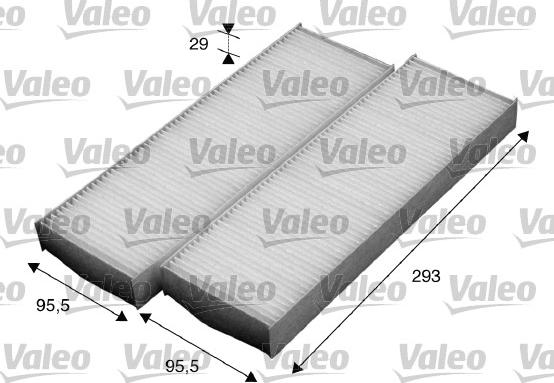 Valeo 715593 - Filtre, air de l'habitacle cwaw.fr