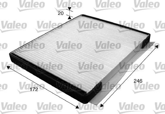 Valeo 715592 - Filtre, air de l'habitacle cwaw.fr