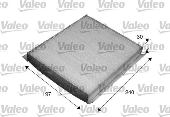 Valeo 715540 - Filtre, air de l'habitacle cwaw.fr