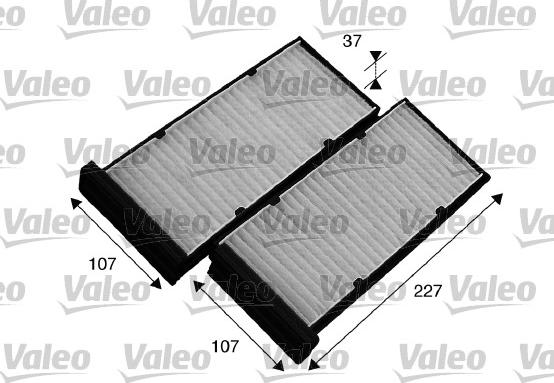 Valeo 715548 - Filtre, air de l'habitacle cwaw.fr