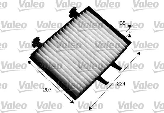 Valeo 715547 - Filtre, air de l'habitacle cwaw.fr