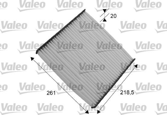 Valeo 715552 - Filtre, air de l'habitacle cwaw.fr