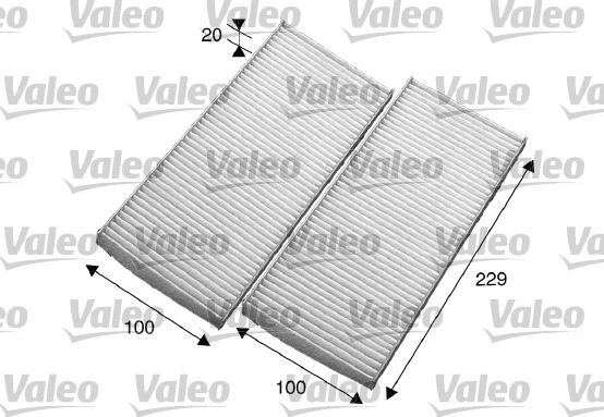 Valeo 715569 - Filtre, air de l'habitacle cwaw.fr