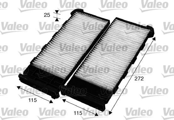 Valeo 715561 - Filtre, air de l'habitacle cwaw.fr