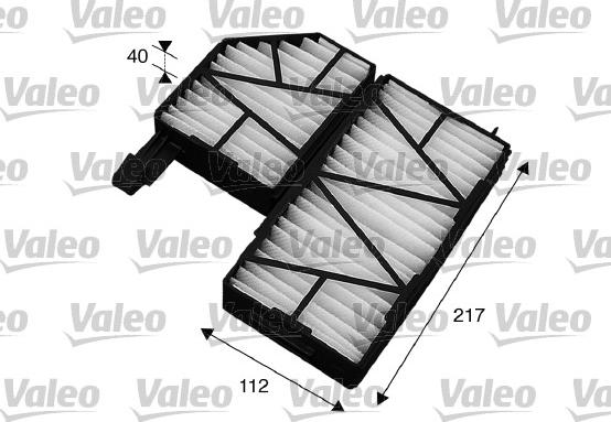 Valeo 715563 - Filtre, air de l'habitacle cwaw.fr