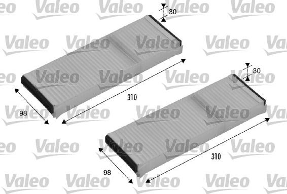 Valeo 715500 - Filtre, air de l'habitacle cwaw.fr