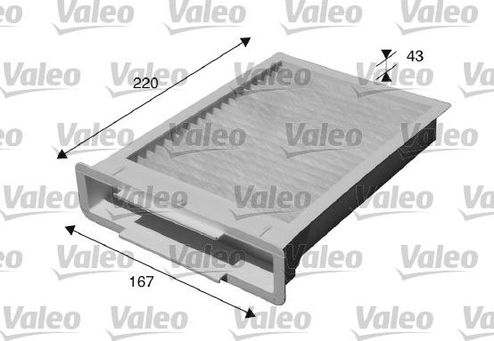 Valeo 715515 - Filtre, air de l'habitacle cwaw.fr