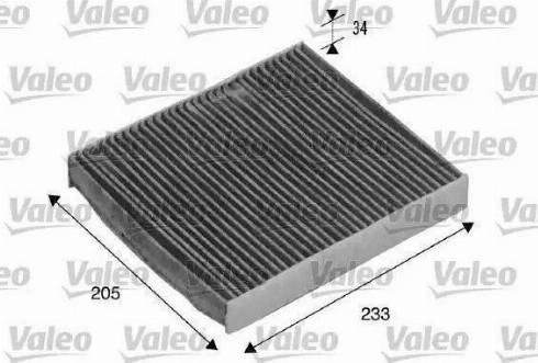 Valeo 708511 - Filtre, air de l'habitacle cwaw.fr