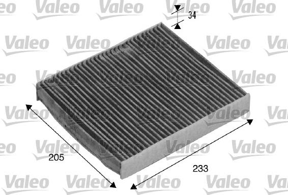 Valeo 715511 - Filtre, air de l'habitacle cwaw.fr