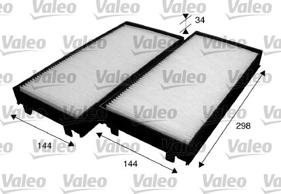 Valeo 715583 - Filtre, air de l'habitacle cwaw.fr