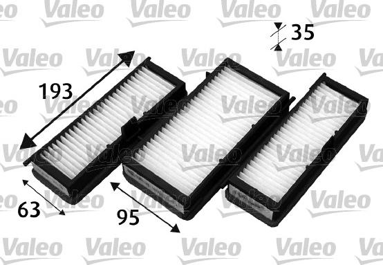 Valeo 715530 - Filtre, air de l'habitacle cwaw.fr