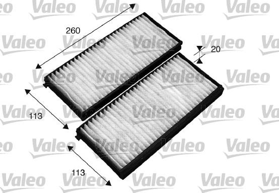 Valeo 715522 - Filtre, air de l'habitacle cwaw.fr