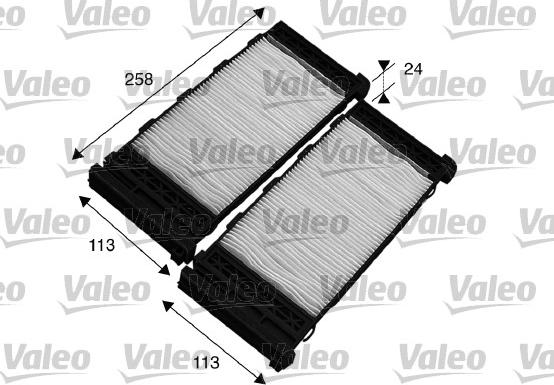 Valeo 715575 - Filtre, air de l'habitacle cwaw.fr