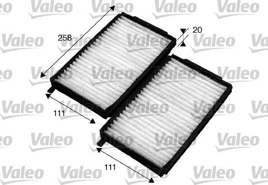 Valeo 715576 - Filtre, air de l'habitacle cwaw.fr