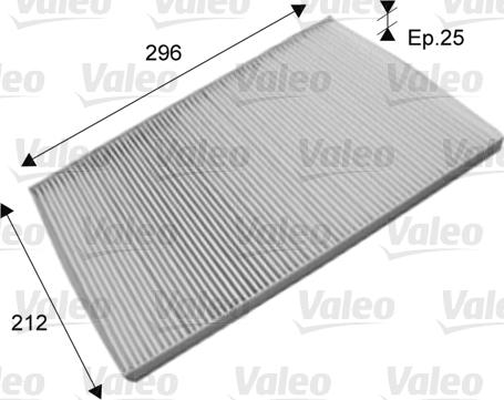 Valeo 715573 - Filtre, air de l'habitacle cwaw.fr