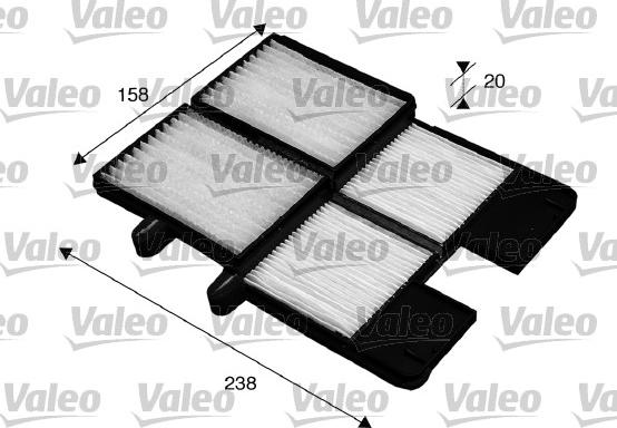 Valeo 715572 - Filtre, air de l'habitacle cwaw.fr