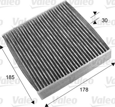 Valeo 715695 - Filtre, air de l'habitacle cwaw.fr