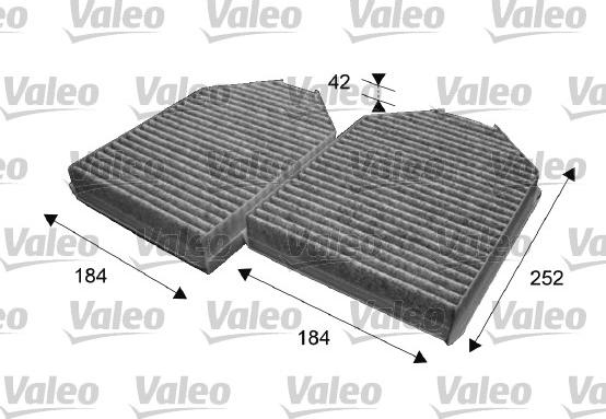 Valeo 715640 - Filtre, air de l'habitacle cwaw.fr