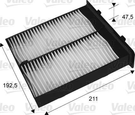 Valeo 715652 - Filtre, air de l'habitacle cwaw.fr