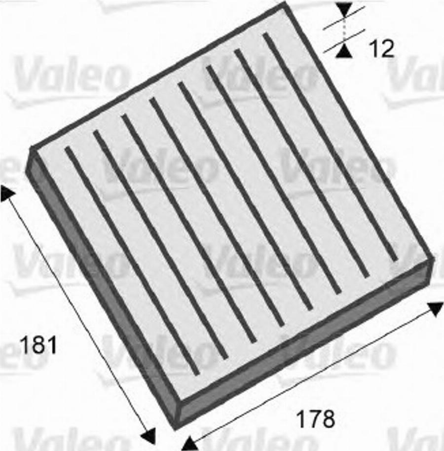 Valeo 715666 - Filtre, air de l'habitacle cwaw.fr