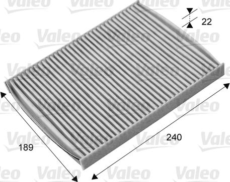 Valeo 715661 - Filtre, air de l'habitacle cwaw.fr