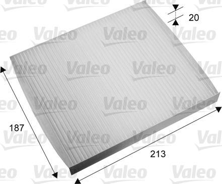 Valeo 715668 - Filtre, air de l'habitacle cwaw.fr