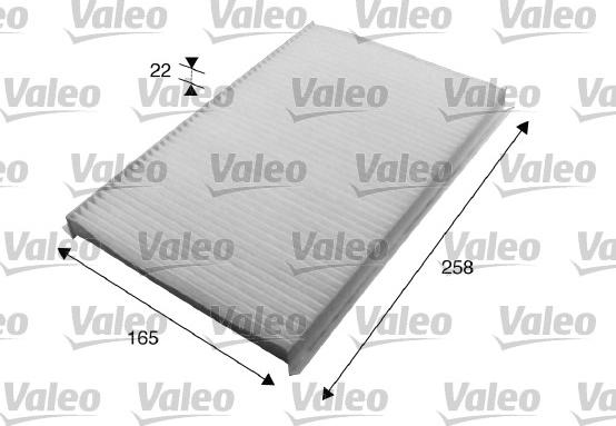 Valeo 715615 - Filtre, air de l'habitacle cwaw.fr