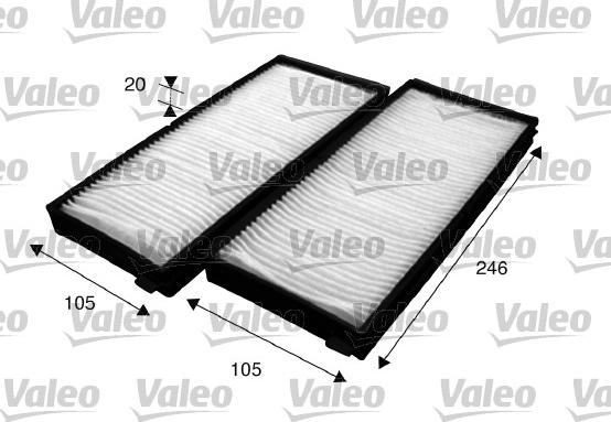 Valeo 715618 - Filtre, air de l'habitacle cwaw.fr