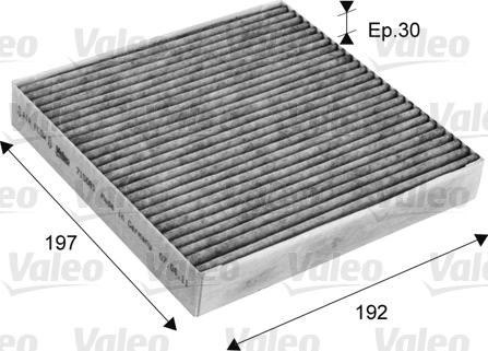 Valeo 715681 - Filtre, air de l'habitacle cwaw.fr