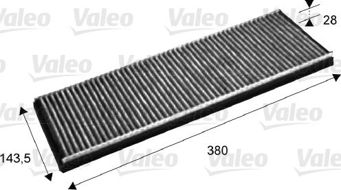 Valeo 715632 - Filtre, air de l'habitacle cwaw.fr