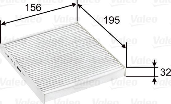 Valeo 715637 - Filtre, air de l'habitacle cwaw.fr