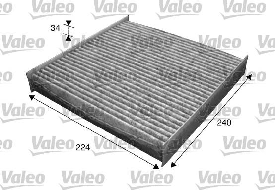 Valeo 715629 - Filtre, air de l'habitacle cwaw.fr