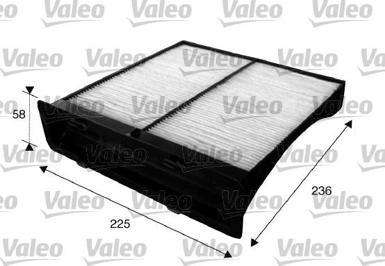 Valeo 715625 - Filtre, air de l'habitacle cwaw.fr