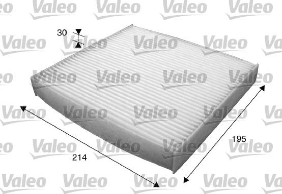 Valeo 715620 - Filtre, air de l'habitacle cwaw.fr