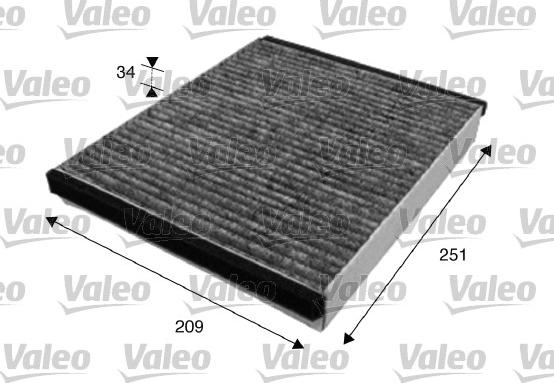 Valeo 715628 - Filtre, air de l'habitacle cwaw.fr