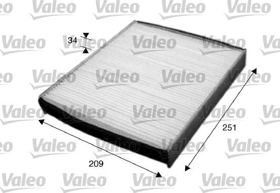 Valeo 715627 - Filtre, air de l'habitacle cwaw.fr