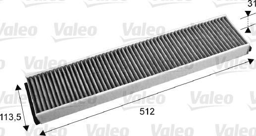 Valeo 715674 - Filtre, air de l'habitacle cwaw.fr