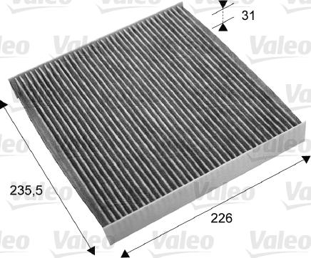 Valeo 715678 - Filtre, air de l'habitacle cwaw.fr