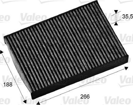 Valeo 715673 - Filtre, air de l'habitacle cwaw.fr