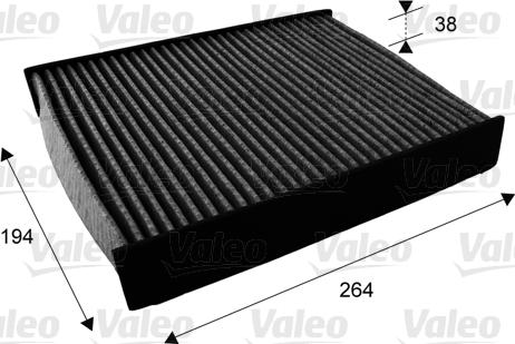 Valeo 715672 - Filtre, air de l'habitacle cwaw.fr