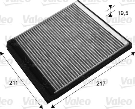 Valeo 715677 - Filtre, air de l'habitacle cwaw.fr