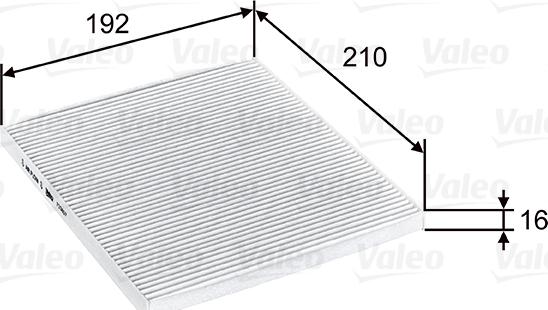 Valeo 715807 - Filtre, air de l'habitacle cwaw.fr